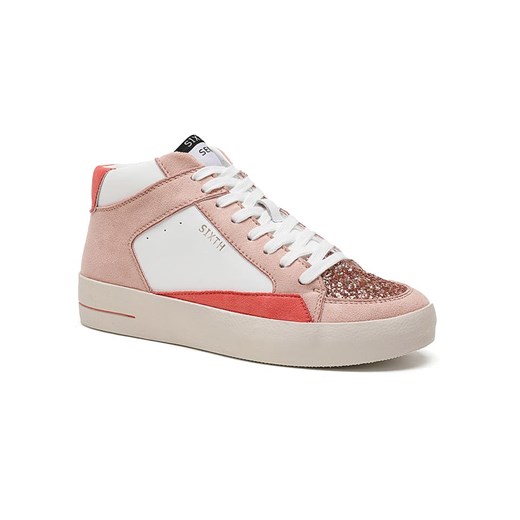 Sixth Sens Sneakersy w kolorze biało-jasnoróżowo-różowym ze sklepu Limango Polska w kategorii Trampki damskie - zdjęcie 179084330