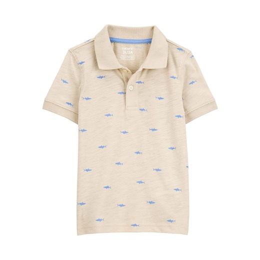 carter&apos;s Koszulka polo w kolorze beżowym ze sklepu Limango Polska w kategorii T-shirty chłopięce - zdjęcie 179084612