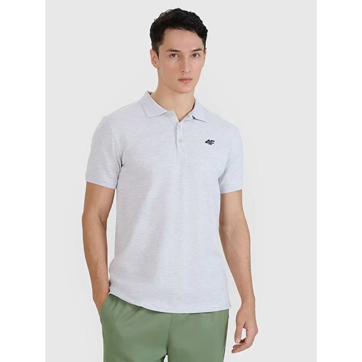 4F Koszulka polo w kolorze szarym ze sklepu Limango Polska w kategorii T-shirty męskie - zdjęcie 179084792