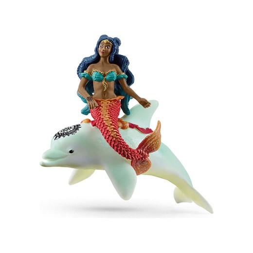 Schleich Figurka &quot;Isabelle on dolphin&quot; do zabawy - 5+ ze sklepu Limango Polska w kategorii Zabawki - zdjęcie 179085124