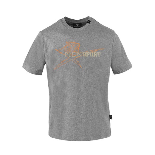 Plein Sport Koszulka w kolorze szarym ze sklepu Limango Polska w kategorii T-shirty męskie - zdjęcie 179086611