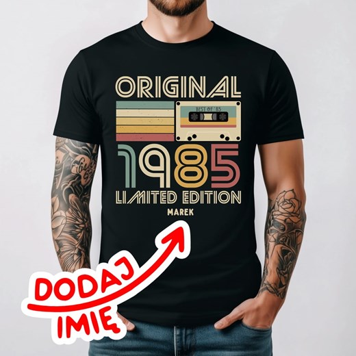 Męska koszulka na 40 urodziny - BEST SELLER Z IMIENIEM ! ze sklepu Time For Fashion w kategorii T-shirty męskie - zdjęcie 179088051