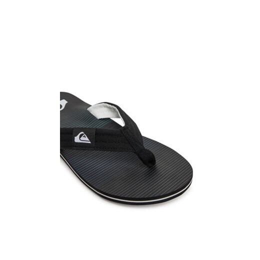 Klapki męskie czarne Quiksilver bez zapięcia