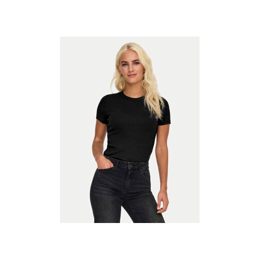 ONLY T-Shirt Val 15339774 Czarny Slim Fit ze sklepu MODIVO w kategorii Bluzki damskie - zdjęcie 179091283