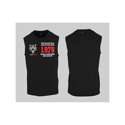 Plein Sport Top w kolorze czarnym ze sklepu Limango Polska w kategorii T-shirty męskie - zdjęcie 179091810