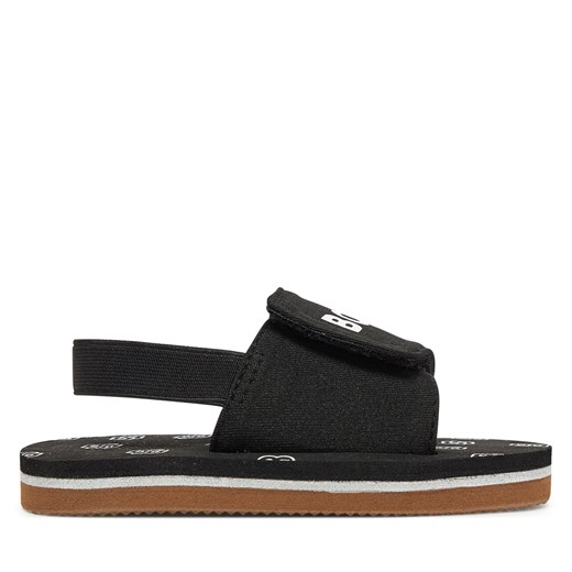 Sandały dziecięce BOSS HUGO czarne bez zapięcia 