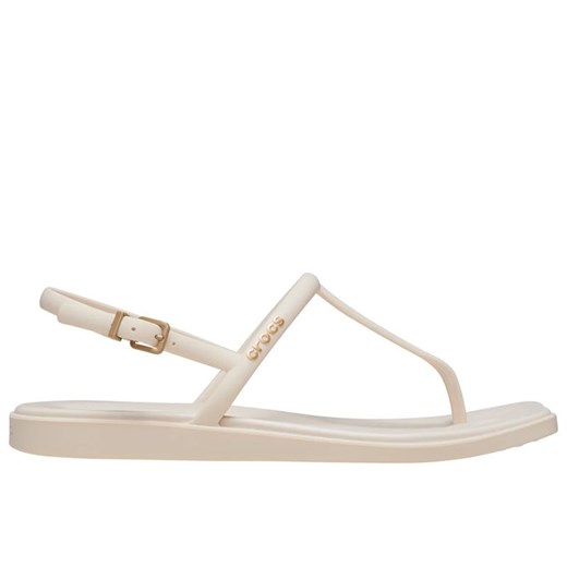 Sandały Crocs Miami Thong Flip 209793-0WW - beżowe ze sklepu streetstyle24.pl w kategorii Sandały damskie - zdjęcie 179092083