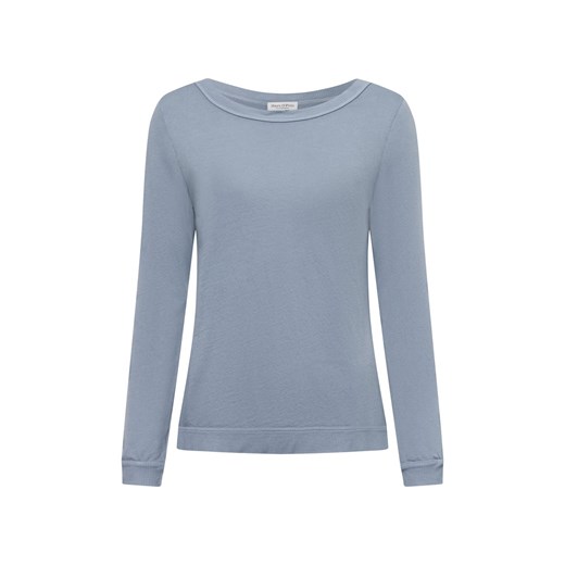 Marc O'Polo Damska koszulka z długim rękawem Kobiety Bawełna niebieski jednolity ze sklepu vangraaf w kategorii Bluzki damskie - zdjęcie 179094093