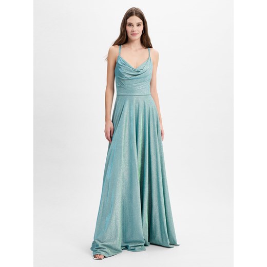 Luxuar Fashion Damska sukienka wieczorowa Kobiety miętowy marmurkowy Luxuar Fashion 38 vangraaf