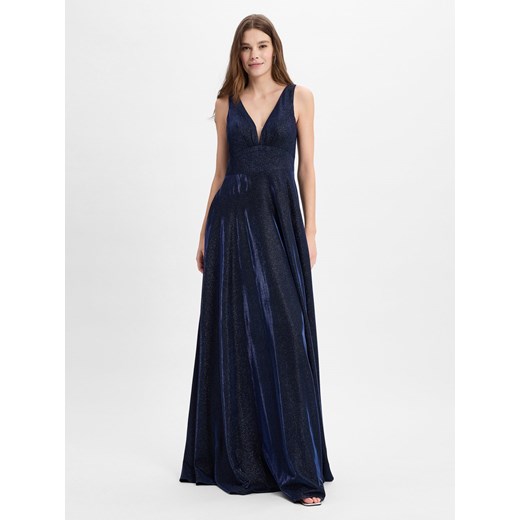 Luxuar Fashion Ladies Evening Song Kobiety granatowy marmurkowy ze sklepu vangraaf w kategorii Sukienki - zdjęcie 179094132