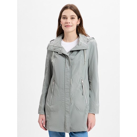 Lebek Damska kurtka przejściowa Kobiety seledynowy jednolity ze sklepu vangraaf w kategorii Parki damskie - zdjęcie 179094140