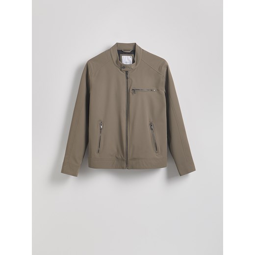 Reserved - Kurtka z wodoodpornej tkaniny - ciemnozielony Reserved L Reserved
