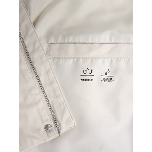 Reserved - Kurtka z wodoodpornej tkaniny - beżowy Reserved XL Reserved