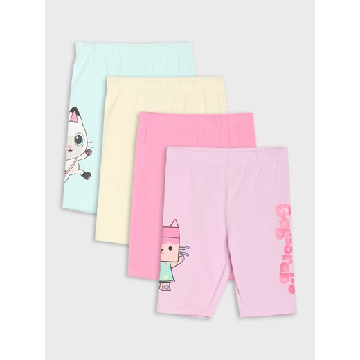 Sinsay - Szorty 4 pack Gabby's Dollhouse - wielobarwny Sinsay 134 Sinsay