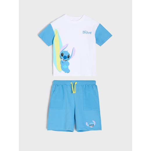 Sinsay - Komplet dzianinowy Stitch - niebieski Sinsay 140 Sinsay