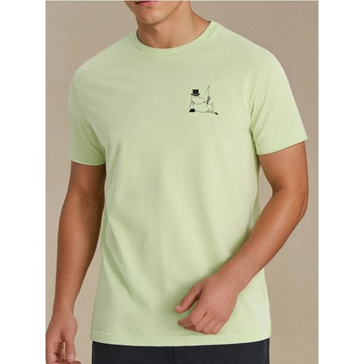 Sinsay - Koszulka The Moomins - zielony ze sklepu Sinsay w kategorii T-shirty męskie - zdjęcie 179096440