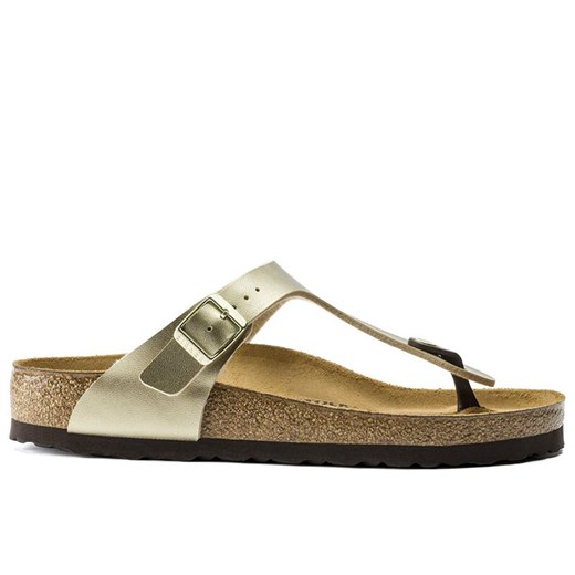 Japonki Birkenstock Gizeh 1016109 - złote ze sklepu streetstyle24.pl w kategorii Klapki damskie - zdjęcie 179098063
