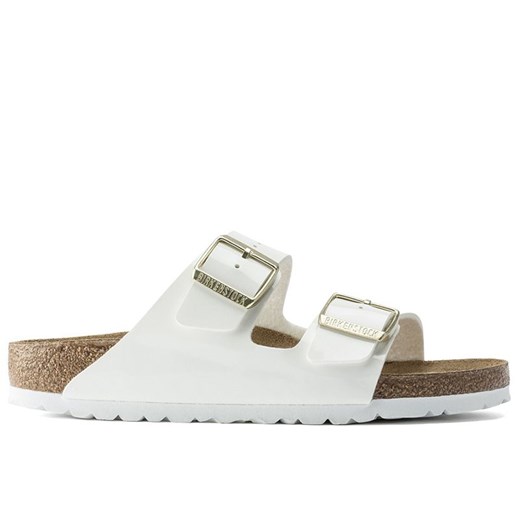 Klapki Birkenstock Arizona 1005294 - białe ze sklepu streetstyle24.pl w kategorii Klapki damskie - zdjęcie 179098064