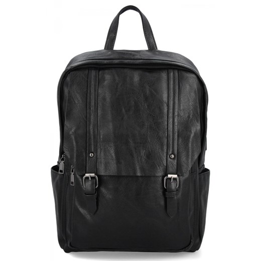 Plecak Damski Vintage w rozmiarzei XL firmy Herisson 22H2023-160 Czarny - id: 107767 - marki Herisson - 179098380 Plecak Damski Vintage w rozmiarzei XL firmy Herisson 22H2023-160 Czarny ze sklepu PaniTorbalska w kategorii Plecaki - zdjęcie 179098380