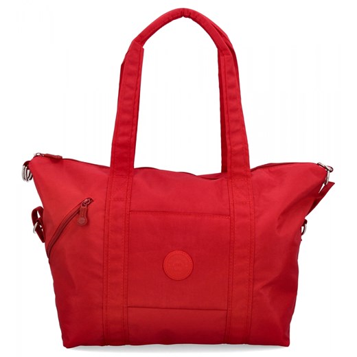 Torebka Damska Shopper Bag firmy Hernan 073 Czerwona ze sklepu PaniTorbalska w kategorii Torby Shopper bag - zdjęcie 179098502