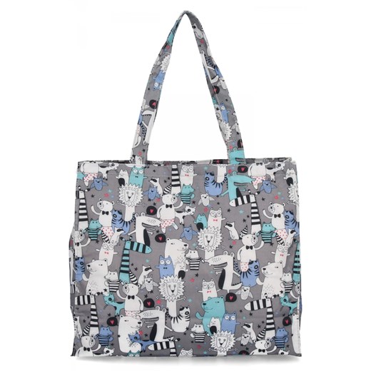 Modna Torba Na Zakupy firmy Hernan HB1372-L Multikolor ze sklepu PaniTorbalska w kategorii Torby Shopper bag - zdjęcie 179098651