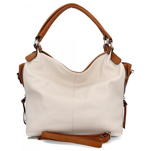 Shopper bag Hernan na ramię duża matowa 