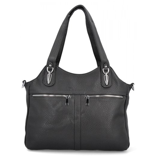 Torebka Damska Shopper Bag firmy Herisson 17B375 Szara ze sklepu PaniTorbalska w kategorii Torby Shopper bag - zdjęcie 179099622