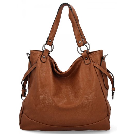 Shopper bag Hernan matowa duża na ramię 