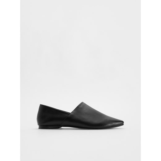 Reserved - Skórzane baleriny - czarny Reserved 37 Reserved