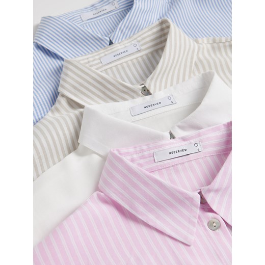 Reserved - Wiązana koszula z wiskozy - jasnoniebieski Reserved XS Reserved