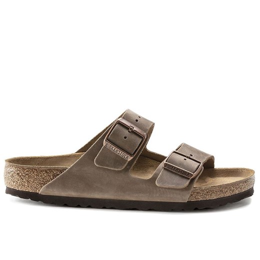 Klapki Birkenstock Arizona 352201 - brązowe ze sklepu streetstyle24.pl w kategorii Klapki damskie - zdjęcie 179102004