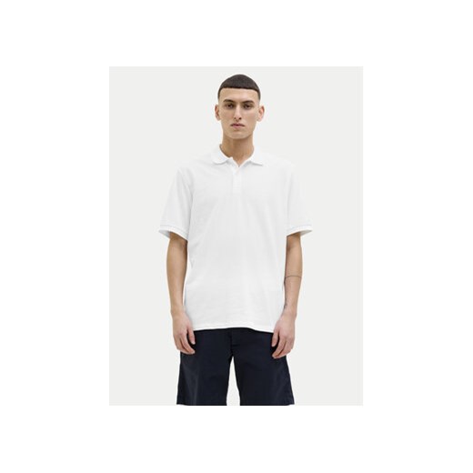 Jack&Jones Polo Kane 12270150 Biały Regular Fit ze sklepu MODIVO w kategorii T-shirty męskie - zdjęcie 179105131