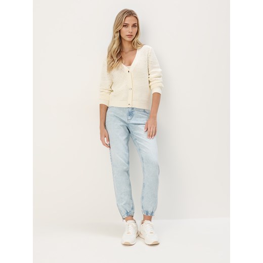 Sweter damski Mohito casual z dekoltem v