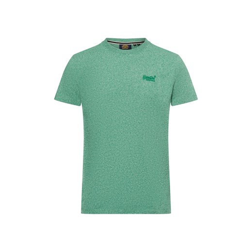 Superdry Koszulka męska Mężczyźni Bawełna miętowy marmurkowy ze sklepu vangraaf w kategorii T-shirty męskie - zdjęcie 179105954