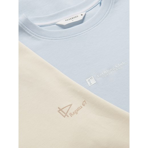 T-shirt męski Reserved z bawełny 