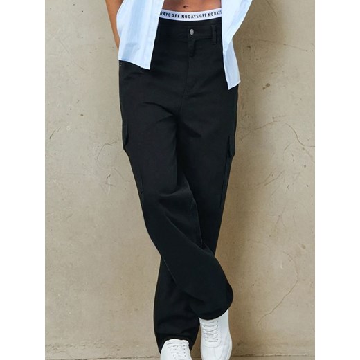 Sinsay - Jeansy cargo - czarny ze sklepu Sinsay w kategorii Jeansy damskie - zdjęcie 179107962