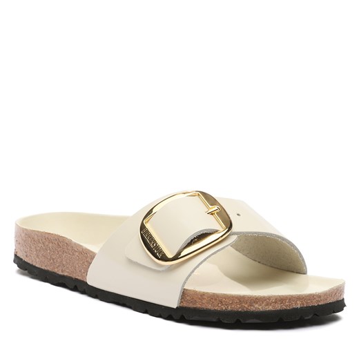 Klapki Birkenstock Madrid Big Buckle 1025298 Beżowy 42 eobuwie.pl