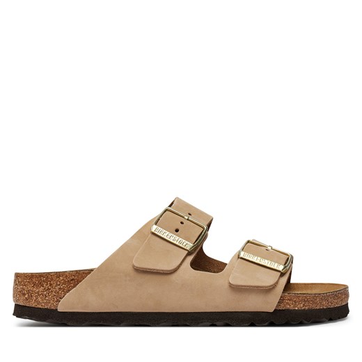 Klapki Birkenstock Arizona 1019016 Beżowy 41 eobuwie.pl