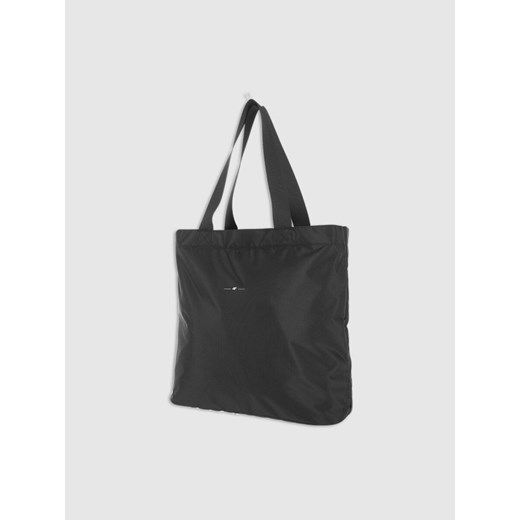 Damska torba na ramię 4F 4FWSS25ASBGF071 - czarna ze sklepu Sportstylestory.com w kategorii Torby Shopper bag - zdjęcie 179108410
