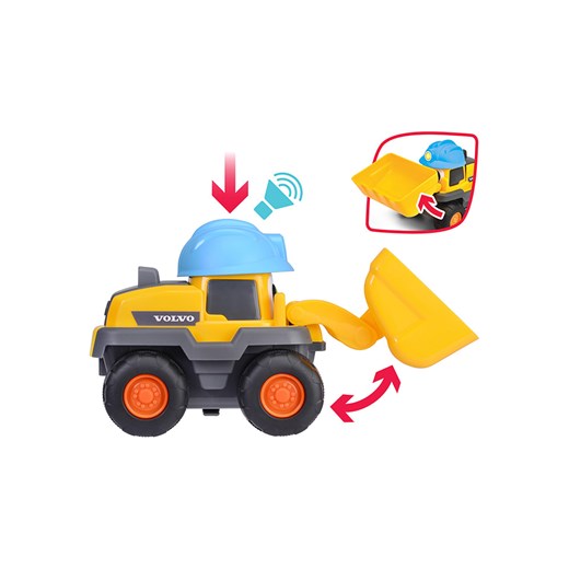 Dickie Toys Koparka "Lucy Loader" - 12 m+ ze sklepu Limango Polska w kategorii Zabawki - zdjęcie 179109814