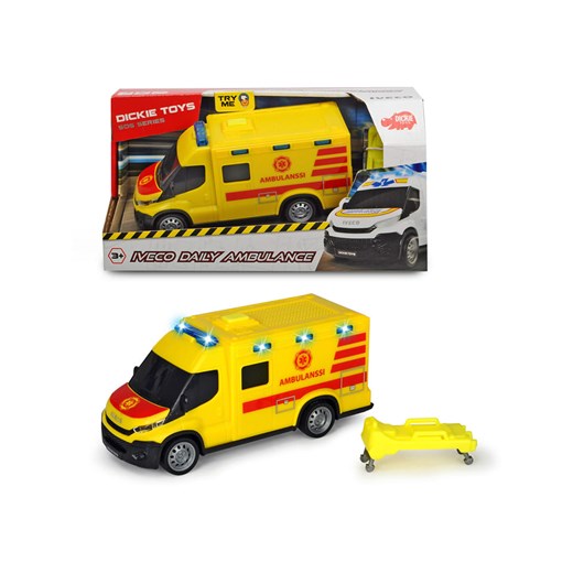 Dickie Toys Samochód &quot;Finnish Iveco Daily Ambulance&quot; - 3+ ze sklepu Limango Polska w kategorii Zabawki - zdjęcie 179109841
