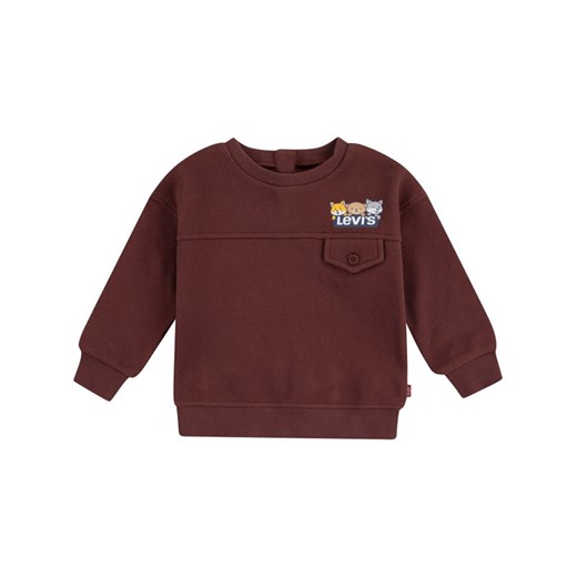 Levi&apos;s Kids Bluza w kolorze brązowym ze sklepu Limango Polska w kategorii Bluzy i swetry - zdjęcie 179111304