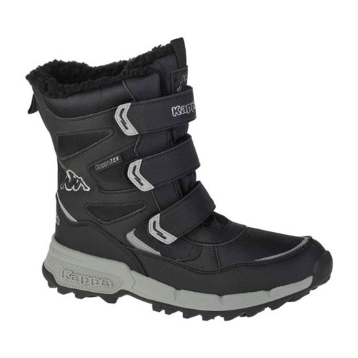 Buty Kappa Vipos Tex T na rzepy 260902T-1115 czarne ze sklepu ButyModne.pl w kategorii Buty zimowe dziecięce - zdjęcie 179112423