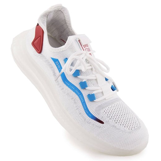 Buty sportowe męskie białe Big Star NN174451 ze sklepu ButyModne.pl w kategorii Buty sportowe męskie - zdjęcie 179112494