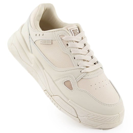 Buty sportowe beżowe Big Star NN274668 beżowy ze sklepu ButyModne.pl w kategorii Buty sportowe damskie - zdjęcie 179112513