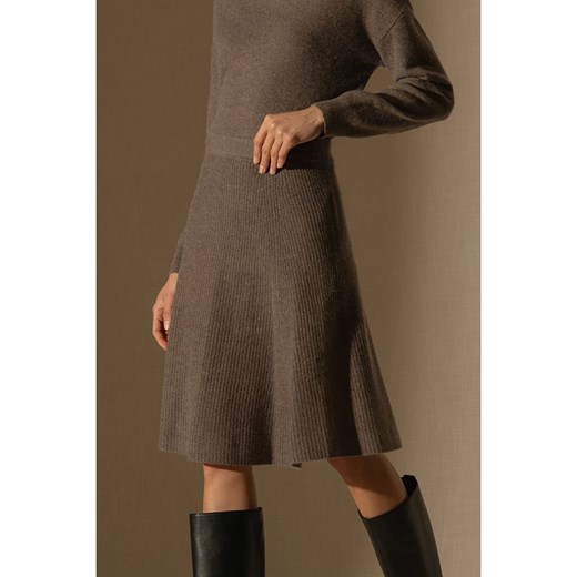 Spódnica Perfect Cashmere midi kaszmirowa