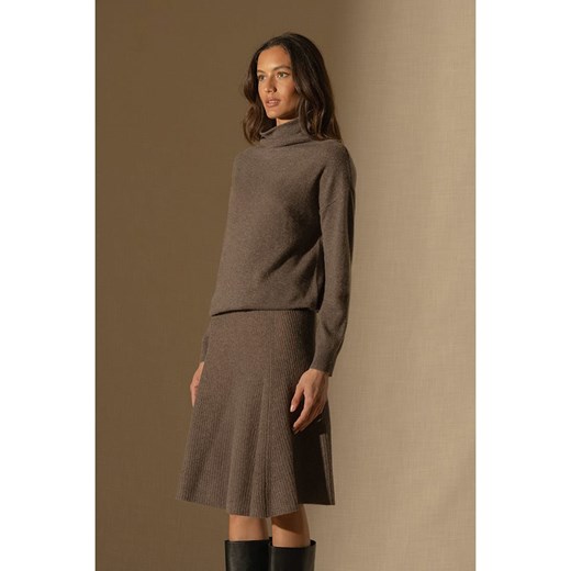 Perfect Cashmere spódnica midi kaszmirowa