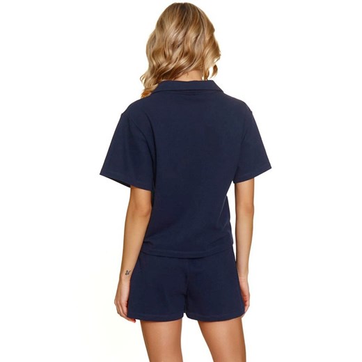 Doctor Nap granatowa piżama damska PM.7215.NAVY, Kolor granatowy, Rozmiar M, Doctor Nap ze sklepu Intymna w kategorii Piżamy damskie - zdjęcie 179114041