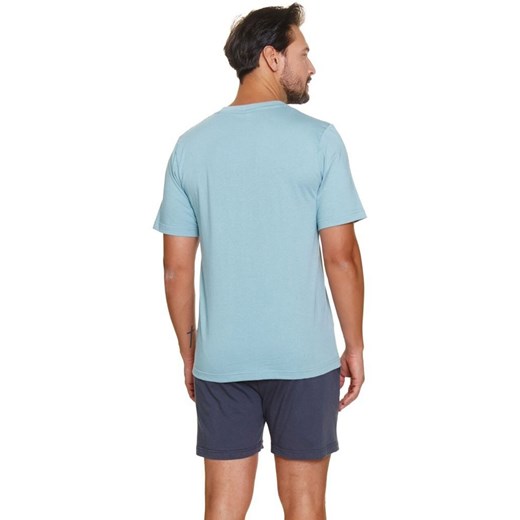 Doctor Nap niebieska piżama męska PMB.7232.ICE_BLUE, Kolor niebieski, Rozmiar S, Doctor Nap ze sklepu Intymna w kategorii Piżamy męskie - zdjęcie 179114061