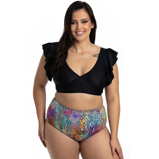 Dwuczęściowy strój kąpielowy 186/08, Kolor czarny-wzór, Rozmiar 3XL, Primo ze sklepu Intymna w kategorii Stroje kąpielowe - zdjęcie 179114203